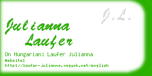 julianna laufer business card